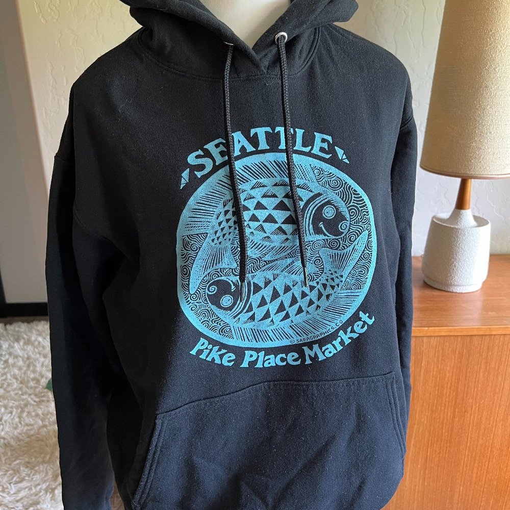 Vintage Pike Place Seattle Hoodie